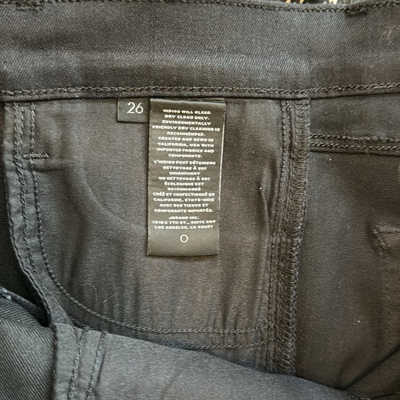 NWT $248 J BRAND STITCH FIX 620 Mid-Rise Black Stocking Coated Super Skinny Jean - Picture 10 of 11